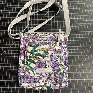 Vera Bradley Iconic RFID Mini Hipster - Retired Pattern - Lavender Meadow